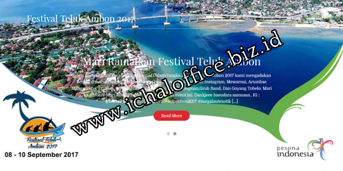 Website Festival Teluk Ambon 2017