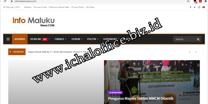 Website Berita Info Maluku News